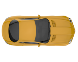 Sport car isolated on transparent background. 3d rendering - illustration png