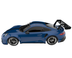 Sport car isolated on transparent background. 3d rendering - illustration png