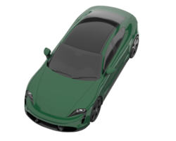 carro esporte isolado em fundo transparente. renderização 3D - ilustração png