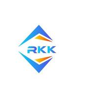 RKK abstract technology logo design on white background. RKK creative initials letter logo concept. vector