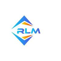 RLM abstract technology logo design on white background. RLM creative initials letter logo concept. vector