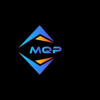 MQP abstract technology logo design on Black background. MQP creative initials letter logo concept. vector