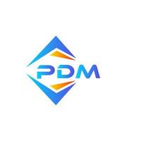 PDM abstract technology logo design on white background. PDM creative initials letter logo concept. vector