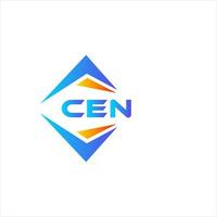 CEN abstract technology logo design on white background. CEN creative initials letter logo concept. vector