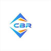 CBR abstract technology logo design on white background. CBR creative initials letter logo concept. vector