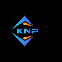 KNP abstract technology logo design on Black background. KNP creative initials letter logo concept.KNP abstract technology logo design on Black background. KNP creative initials letter logo concept. vector