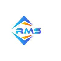 RMS abstract technology logo design on white background. RMS creative initials letter logo concept. vector
