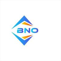 BNO abstract technology logo design on white background. BNO creative initials letter logo concept. vector