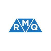 mrq diseño de logotipo inicial abstracto sobre fondo blanco. concepto de logotipo de letra de iniciales creativas mrq. vector