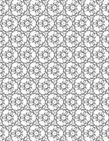 Malvorlagen mit geometrischen Mustern für Erwachsene. Malbuch, nahtlose Malseite für Erwachsene png