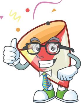 Exploding confetti cartoon vector