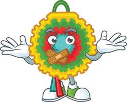 Pinata cartoon mascot style vector