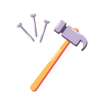 herramientas de carpintero. símbolo de carpintero png