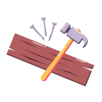 outils de menuisier. symbole de charpentier png