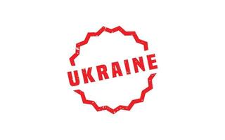 UKRAINE rubber stamp with grunge style on white background vector