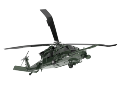 helikopter geïsoleerd Aan transparant achtergrond. 3d renderen - illustratie png