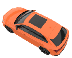 Realistic SUV isolated on transparent background. 3d rendering - illustration png