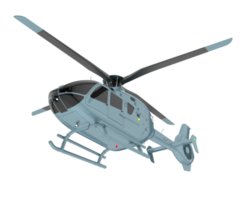 helikopter geïsoleerd Aan transparant achtergrond. 3d renderen - illustratie png