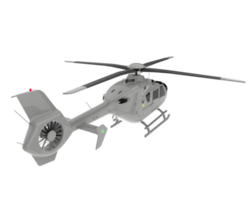 Helicopter isolated on transparent background. 3d rendering - illustration png