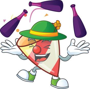 Exploding confetti cartoon vector