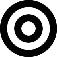 Target focus icon symbol vector image, illustration of the success goal icon concept. EPS 10