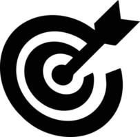 Target focus icon symbol vector image, illustration of the success goal icon concept. EPS 10