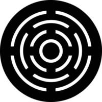 Target focus icon symbol vector image, illustration of the success goal icon concept. EPS 10