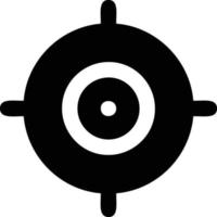 Target focus icon symbol vector image, illustration of the success goal icon concept. EPS 10