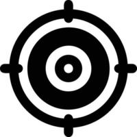 Target focus icon symbol vector image, illustration of the success goal icon concept. EPS 10