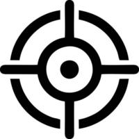 Target focus icon symbol vector image, illustration of the success goal icon concept. EPS 10