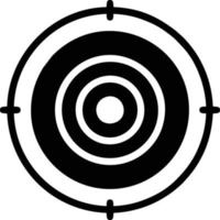 Target focus icon symbol vector image, illustration of the success goal icon concept. EPS 10