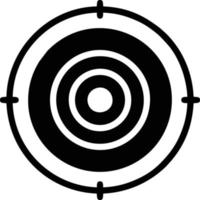 Target focus icon symbol vector image, illustration of the success goal icon concept. EPS 10