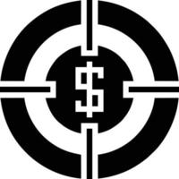 Target focus icon symbol vector image, illustration of the success goal icon concept. EPS 10