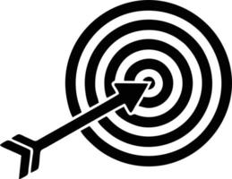 Target focus icon symbol vector image, illustration of the success goal icon concept. EPS 10