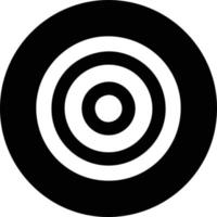 Target focus icon symbol vector image, illustration of the success goal icon concept. EPS 10