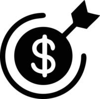 Target focus icon symbol vector image, illustration of the success goal icon concept. EPS 10