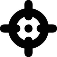 Target focus icon symbol vector image, illustration of the success goal icon concept. EPS 10
