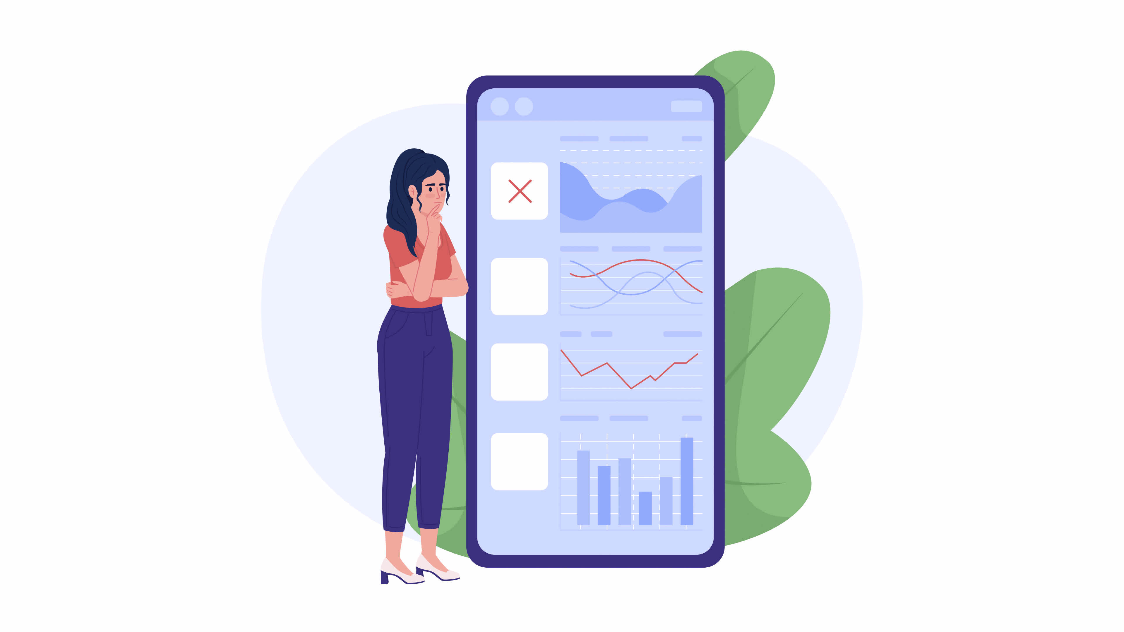Animated making investing list. Investor with app on mobile phone. 4K video  footage. Concept animation. Looped 2D cartoon flat character on white with  alpha channel transparency for web design 19535527 Stock Video