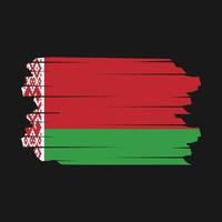 vector de pincel de bandera de bielorrusia