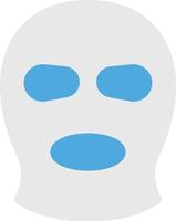 ilustración de vector de máscara criminal en un fondo. símbolos de calidad premium. iconos vectoriales para concepto y diseño gráfico.