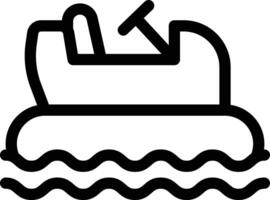 bumper boat vector illustration on a background.Premium quality symbols.vector icons for concept and graphic design.