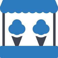 ice cream stall vector illustration on a background.Premium quality symbols.vector icons for concept and graphic design.