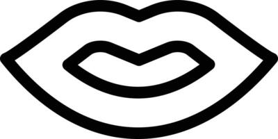 ilustración de vector de labios en un fondo. símbolos de calidad premium. iconos vectoriales para concepto y diseño gráfico.