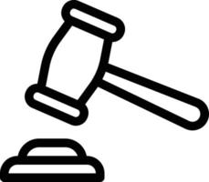 gavel vector illustration on a background.Premium quality symbols.vector icons for concept and graphic design.