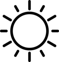 ilustración de vector de sol en un fondo. símbolos de calidad premium. iconos vectoriales para concepto y diseño gráfico.