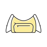 wallet bag woman color icon vector illustration