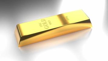 lingote de ouro - tesouro, conceito de riqueza video