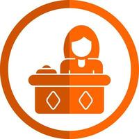 Receptionist Vector Icon