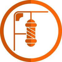 Barbershop Pole Vector Icon