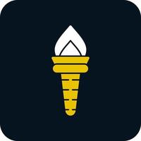 Torch Vector Icon